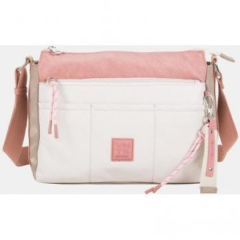 Bandolera de Nylon Blanca para Mujer Ventis