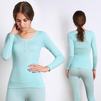 Women's Long Sleeve and Pants Thermal Set
