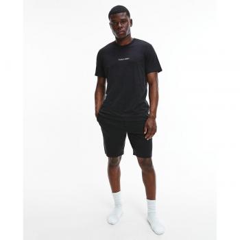 Calvin Klein Modern Structure T‑shirt in nero, man mano corta – L