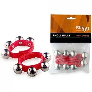 Stagg Red Adjustable Wrist Bells