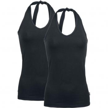 RED by EMP Black Double-Pack Halterneck Tops for Women