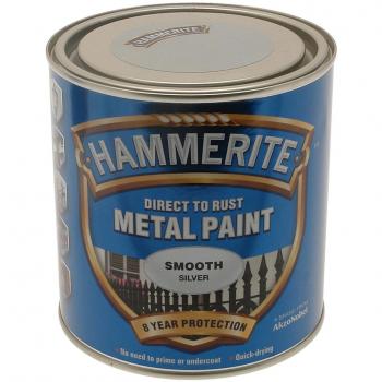 Hammerite 5084897 Metal Paint: Smooth Silver 2.5Ltr