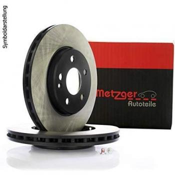 Bremsscheibe + Radlager Metzger Citroen C4 Peugeot 307