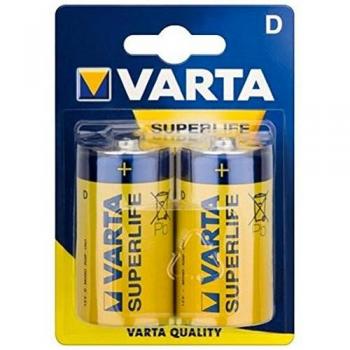 Varta 2020 Superlife R 20 VSL 1,5 V Mono-Alkalie 2‑Pack Blister