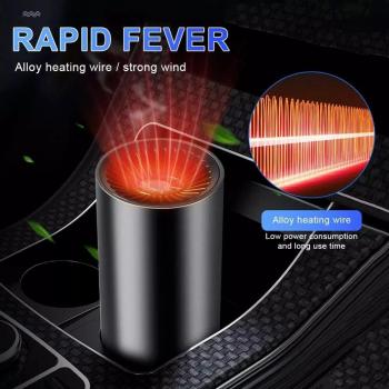 High-Power 12V Windshield Defroster & Heater