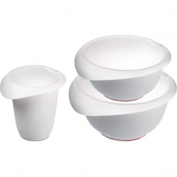 Set di Terrine Westmark Cream 3 pezzi; 1000ml, 16.5x17 cm (ØxH); colore bianco