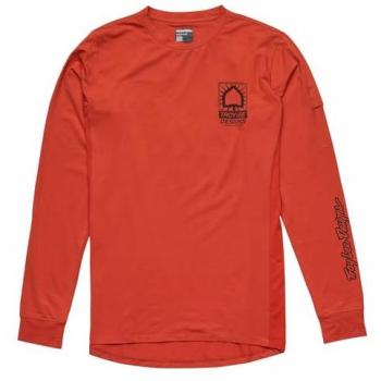 Troy Lee Designs Ruckus Langarm Fahrrad T-Shirt Create To Destroy Orange XL Herren