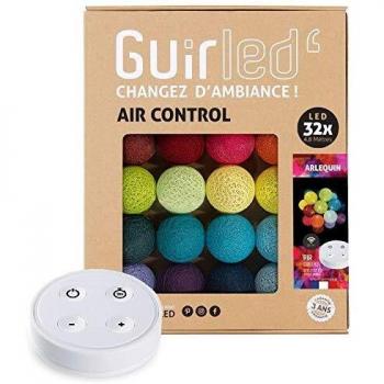 Guirlande lumineuse boules coton LED USB