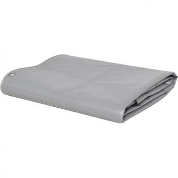 Bâche multi-usages 650 g/m² 4 x 7 m gris