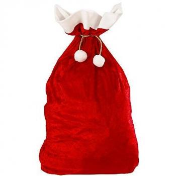 Widmann Santa‑Sack – Samtbeutel, 60 × 100 cm, Nikolaus‑Design