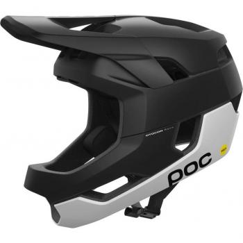 POC Otocon Race MIPS Helm schwarz weiß matt
