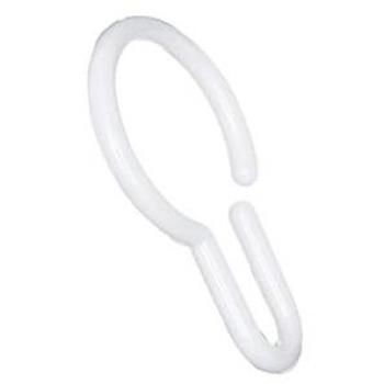 Aqualona White Shower Curtain Clips