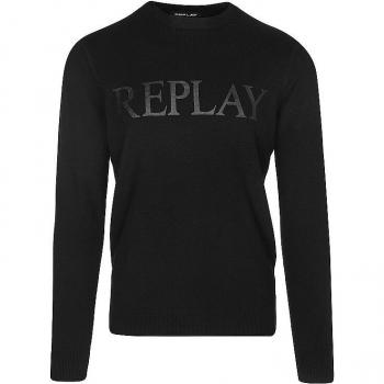 Maglione Replay Uk2505.000.G23138 Nero XL