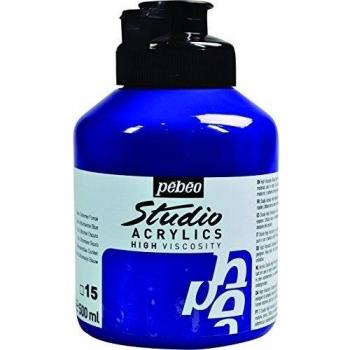 Pebeo Studio Acrylfein Ultramarinblau – 0,5 L