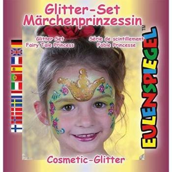 EULENSPIEGEL 908211 Glitzer Set Märchen‑Prinzessin – Glitzernde Schönheitspflege