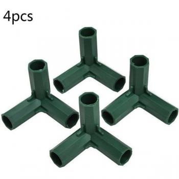 Green Plastic Garden Structure Connectors