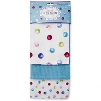 Spotty Dotty Pack of 3 Kitchen Towels