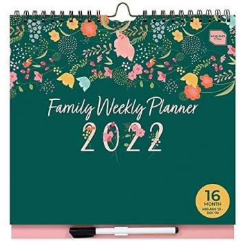 2022 Family Planner Calendar with Lists, Pocket & Stickers