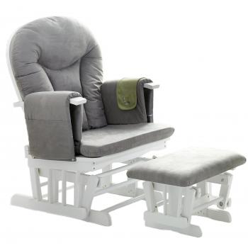 Obaby Stillstuhl und Hocker Set Grau