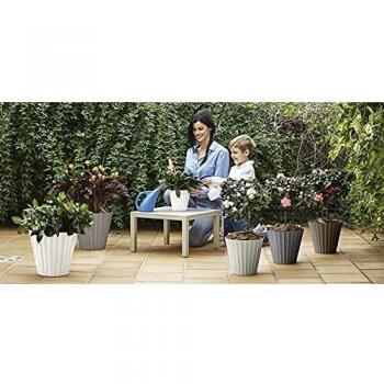 Doric Taupe Outdoor Planter