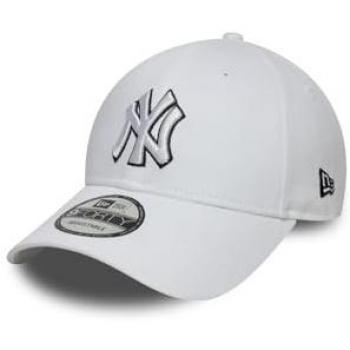New Era MLB Yankees 9‑Forty Unisex Cap, White – One Size