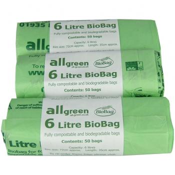 Litre x 150 Compostable Kitchen Caddy Liners