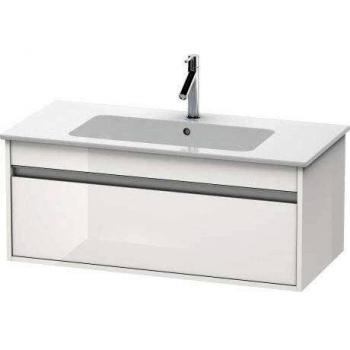 Duravit Ketho Wandhängender Waschtischunterschrank 1000mm, Lichtblau Matt, 1 Auszug