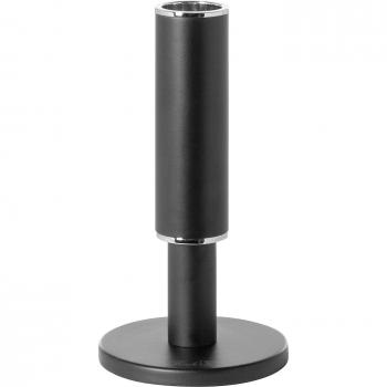 FINK Kandelaber RITMO – Aluminium‑Stabkerzenhalter – schwarz/silberfarben
