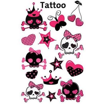 Avery Zweckform 56731 Kinder Tattoos Totenköpfe