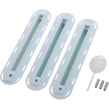Kit d'ailerons Tri Futures pour planche de surf, incluant 3 vis et 1 clé