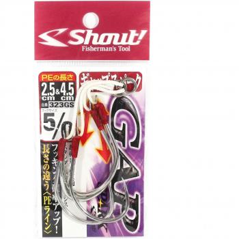 Cârlig 5/0 Shout 323‑GS Gap Spark Twin Assist