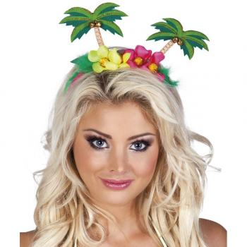 Serre‑tête Hawaï Palmier – Multicolore
