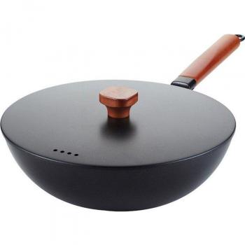 30cm Induction-Compatible Cast Iron Frying Pan