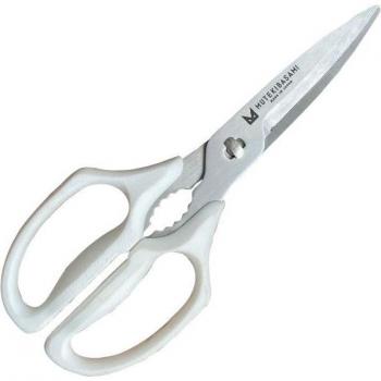 Muteki Dual‑Side Serrated Scissors – Seki Gifu, Gray, Made in Japan, Easy Wash