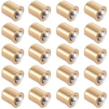 Boule à Attraper 5 mm, Laiton Galvanoplastie – Loquet de Porte d’Armoire (Pack 20)