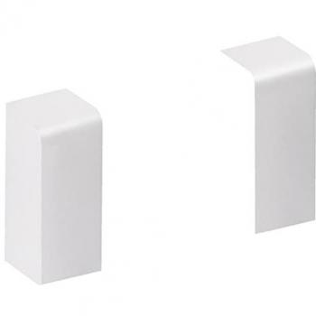 Embouts de plinthe blanche double – 11,5 H × 2 P