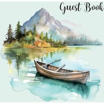 Guest book (hardback) , comments book, guest book to sign, vacation home, holiday home, visitors comment book