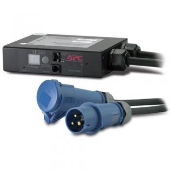 APC PDU Medidor de Corriente In-Line 16A 230V IEC309-16A 2P+G Negro