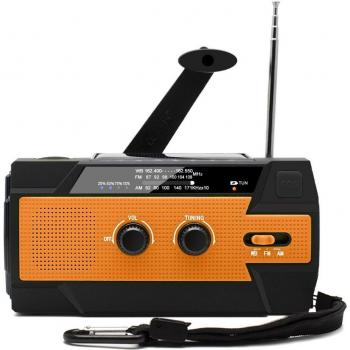 Handbetriebenes FM/WB-Radio mit Notlicht