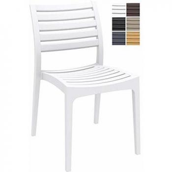 Sedia Ares Bianco per Esterni