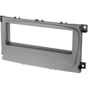 Facade autoradio FA213A argent pour Ford C-Max Focus Galaxy Mondeo S-Max 08-15