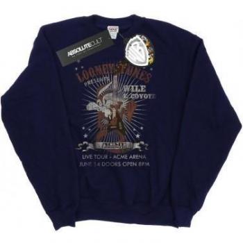Looney Tunes Mens Wile E Coyote Guitar Sweatshirt