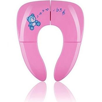 Sac d'hygiène inclus pour siège de toilette KIDUKU® pour enfant/bébé (Rose)