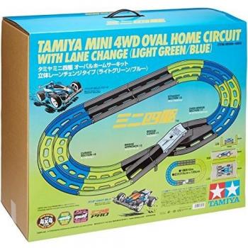 Pista Mini 4WD Ovale a 2 Corsie Circuito Domestico