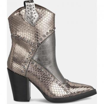 Botines de mujer con brillos y tachas