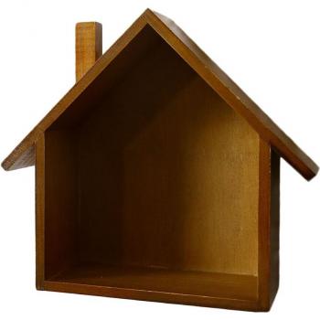 Decorative House-Shaped Hanging Shelf