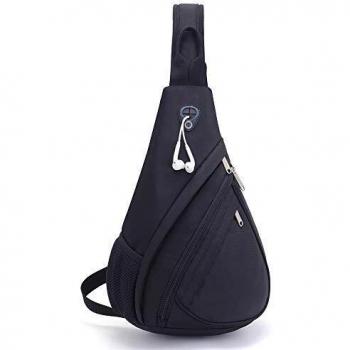 Bolso Pecho Casual para Ciclistas – Negro Impermeable