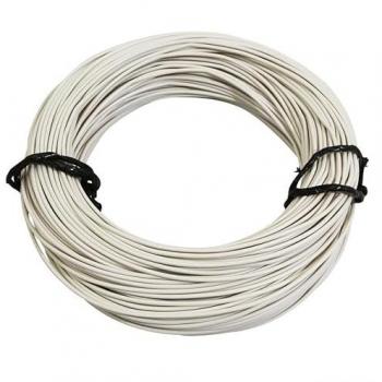 Fil électrique multibrin 0,50 mm² blanc
