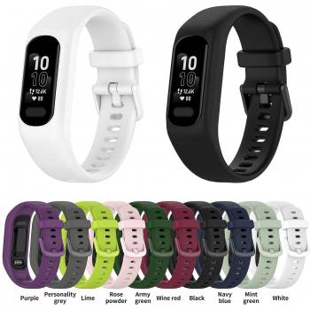 Correa Resistente al Sudor Garmin Vivosmart 5 Verde Grande