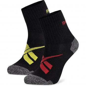 Nero Reebok Calzini Lunghi R0418 2 pezzi